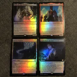 Magic The Gathering Avatar: The Last Airbender 9 Card Lot All Holo Foil - Image 1