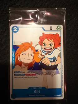 One Piece TCG: Girl/Rainbow Luffy Leader Card - Set of 2 (OP14 Release Event) - Image 1