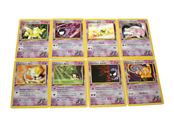 Pokemon Sabrina's Drowzee Slowpoke Gastly Abra 8-Card LP Lot First Edition Mixed - Image 2