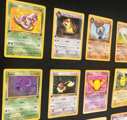 Pokemon 1st Edition - Lot 20 cards - NO Energy, Halo or Trainers - Various sets - Image 4