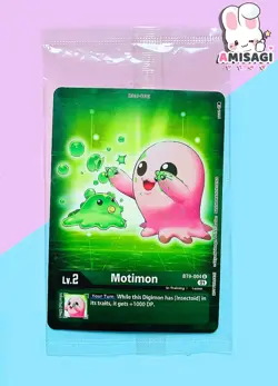 Digimon Card Game - Motimon BT9-004 U Promo Karte Box Topper Manga TCG NEU - Image 1