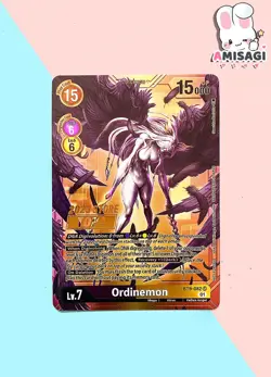 Digimon Trading Card Ordinemon X Antibody BT9-082 SR PROMO Karte 2023 Store Top - Image 1