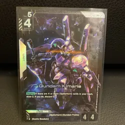 Gundam Card Game TCG GD02-070 Dual Impact Gundam Kimaris LR+ Alt Art - Image 1