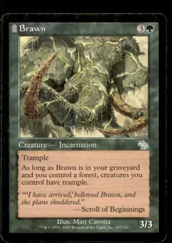 Brawn LP Light Play Judgment MTG [8998] - Image 1