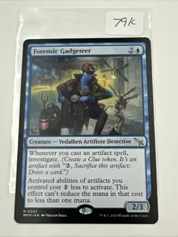 MTG 1x Forensic Gadgeteer Murders at Karlov Manor Non-Foil NM 0057 - Image 2