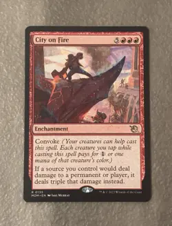 MTG ** City on Fire ** March of the Machine (MOM) - Image 1