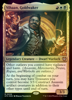 MTG Vihaan, Goldwaker Foil ** Outlaws of Thunder Junction Commander ** En (NM) - Image 1