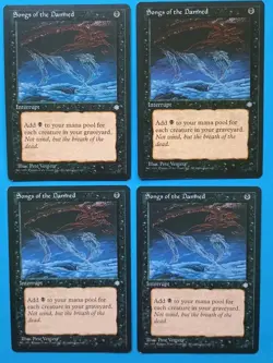 Magic the Gathering MTG Ice Age SONGS OF THE DAMNED X 4 LP/EX C 1995! - Image 1