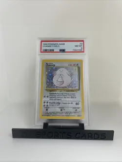 1999 Pokemon Game Chansey Holo #3 - PSA 8 - Image 1