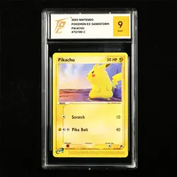 TQG 9 MINT 2003 Pokemon ENG Pikachu 72/100 C - Image 1