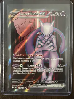 Pokemon TCG - Team Rockets Mewtwo EX - 213/182 - Ultra Rare - Destined Rivals - Image 1