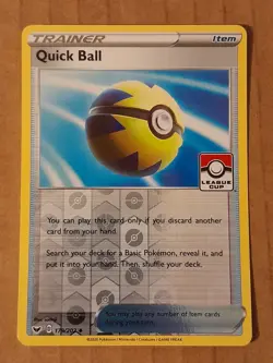 Pokemon Quick Ball Holo League Cup Promo NM-Mint See Pictures - Image 1