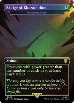 MTG FOIL Ensnaring Bridge (Bridge of Khazad-dum) - The Lord of the Rings - Image 1