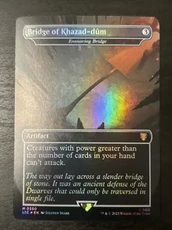 Bridge Of Khazad-Dum Ensnaring Bridge Foil Commander The Lord Of The Rings Mtg - Image 1