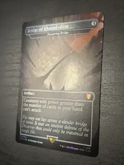 Bridge Of Khazad-Dum Ensnaring Bridge Foil Commander The Lord Of The Rings Mtg - Image 2