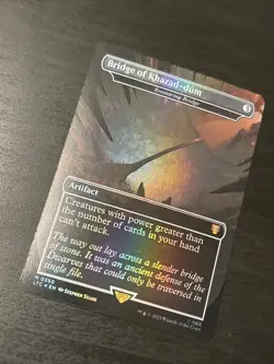 Bridge Of Khazad-Dum Ensnaring Bridge Foil Commander The Lord Of The Rings Mtg - Image 3