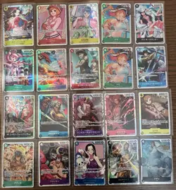 One Piece Japanese SR 33 Card Lot NM - Image 1