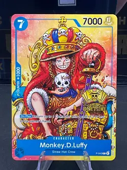 Monkey.D.Luffy (2nd Anniversary Stamped Promo) P-043 One Piece Promotion - Image 1
