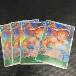 Nami OP14-031 SR PLAYSET 4x The Azure Seas Seven One Piece CCG ENGLISH - Image 1