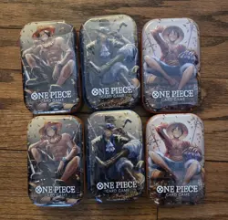One Piece - Tin Pack Set Vol.2 (TS-02, OP13) 2 Complete Sets! - Image 1