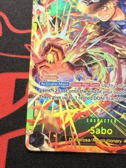 One Piece OP13-120 Sabo SEC OP13 Carrying on His Will English Near Mint - Image 5