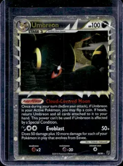 2010 Pokemon HeartGold & SoulSilver Undaunted Umbreon #86/90 - Image 1