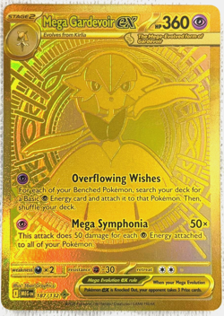 Pokemon TCG - Mega Evolution Mega Gardevoir EX 187/132 - Hyper Rare Near Mint!! - Image 1