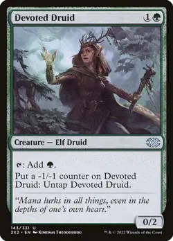 [MTG] Devoted Druid (Foil) (143) (2X2) NM - Image 1