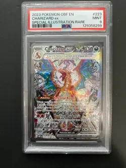 Pokemon Obsidian Flames Charizard EX Special Illustration Sir #223/197 PSA 9 - Image 1