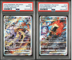 PSA 10 Charizard 212/172 Mewtwo 221/172 Sar Vstar Universe Japanese Pokemon Card - Image 1