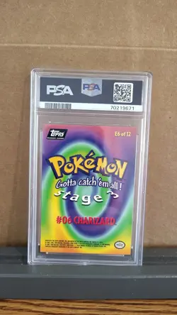 1999 Topps Pokemon The Movie Edt Charizard #6 Movie Edition-Foil PSA MINT 9 - Image 2