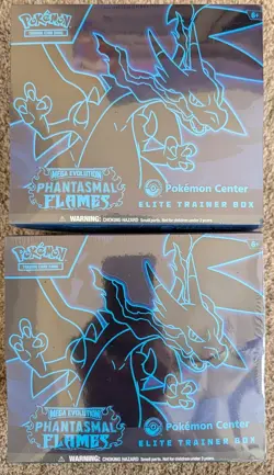 *LOT OF 2* Phantasmal Flames Pokemon Center ETB Elite Trainer Boxes Sealed! - Image 1