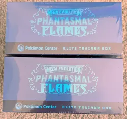 *LOT OF 2* Phantasmal Flames Pokemon Center ETB Elite Trainer Boxes Sealed! - Image 5