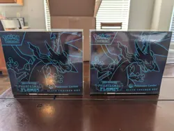 Phantasmal Flames Pokemon Center ETB Elite Trainer Box Lot of 2 Sealed. - Image 1