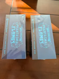 Phantasmal Flames Pokemon Center ETB Elite Trainer Box Lot of 2 Sealed. - Image 2