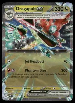 Pokemon Cards Dragapult ex 073/131 Prismatic Evolutions Double Rare NM - Image 1