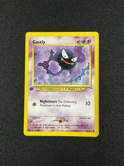 Pokemon Card - Gastly Neo Destiny 65/105 Common 1st Edition - Image 1