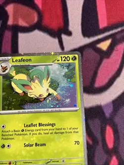 Leafeon - 170 (Cosmos Holo) 170 Sv: Scarlet & Violet Promo Cards Holo - Image 4