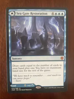 Sea Gate Restoration Zendikar Rising Mythic Rare MTG Card - Regular - #76/280 - Image 1