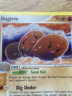 Dugtrio 5/100 Holo Crystal Guardians Moderate Play Pokemon Card 2006 MP - Image 2