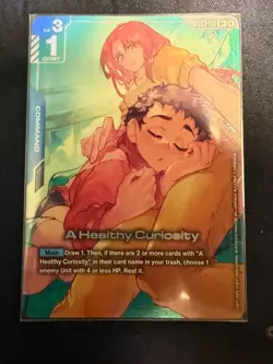 Gundam Card Game A Healthy Curiosity R+ GD03-101 USA Seller English - Image 1