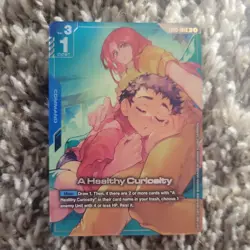 A Healthy Curiosity R + GD03-101 Steel Requiem Gundam Card Game - Image 1