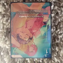 A Healthy Curiosity R + GD03-101 Steel Requiem Gundam Card Game - Image 3