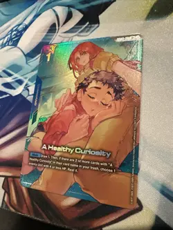 A Healthy Curiosity R + GD03-101 Steel Requiem Gundam Card Game - Image 2