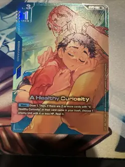 A Healthy Curiosity R + GD03-101 Steel Requiem Gundam Card Game - Image 5