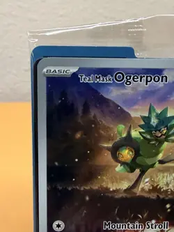 SEALED Teal Mask Ogerpon SVP123 Black Star Promo Card Pokemon TCG Mint #123 - Image 2