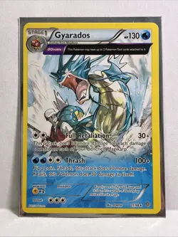 Pokemon TCG Gyarados 21/98 Ancient Origins Non-Holo Half Art Card Mint Condition - Image 1
