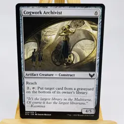 MTG Cogwork Archivist Strixhaven: School of Mages 254/275 Regular Common - Image 1