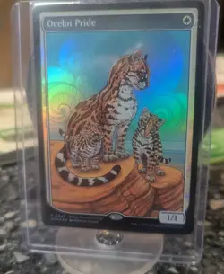 Ocelot Pride MTG textless Champion Store Promo Near Mint English MTG - Image 1