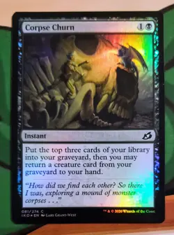 X 1 Corpse Churn NM Ikoria Lair of Behemoths 081 MTG Magic The Gathering - Image 1